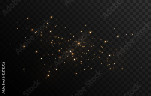 Vector magic glow. Sparkling light, sparkle dust png. Sparkling magical dust. Christmas light.