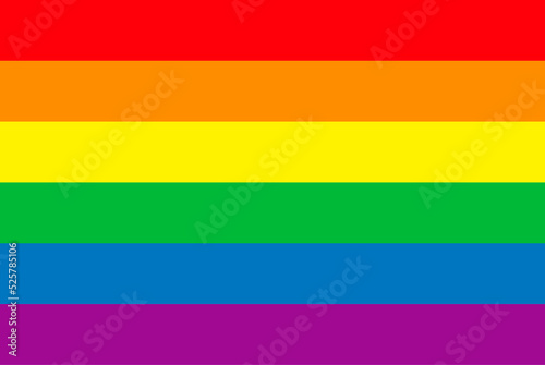 Pride frame. LGBT symbols. Love  heart  flag in rainbow colours  Gay  lesbian parade  Vector  illustration