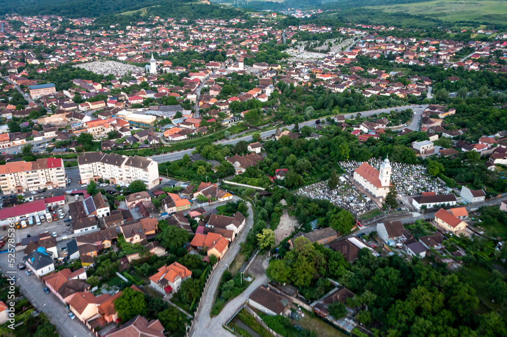 The city of Hunedoara in Romania