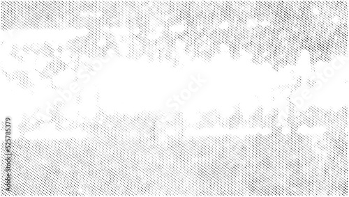 Halftone dotted grunge vector background. Urban old peeled wall