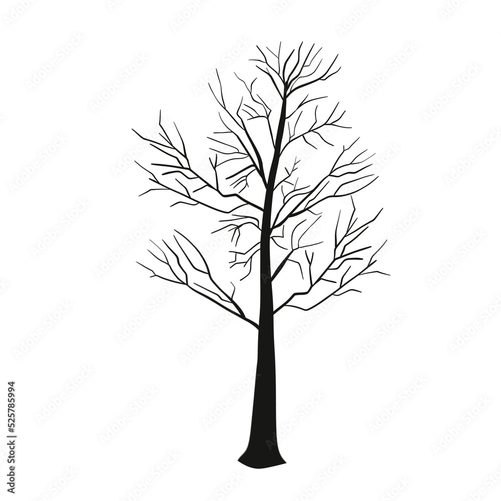 Obraz premium Halloween Spooky tree. 
