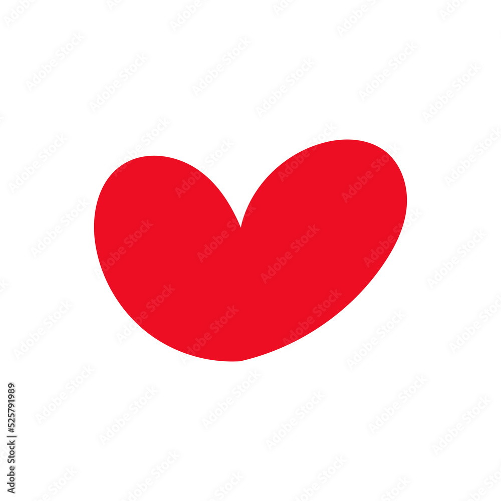 A set of beautiful red love heart shapes to decorate greeting cards on Valentine's Day. A set of beautiful red love heart shapes to decorate greeting cards on Valentine's Day.