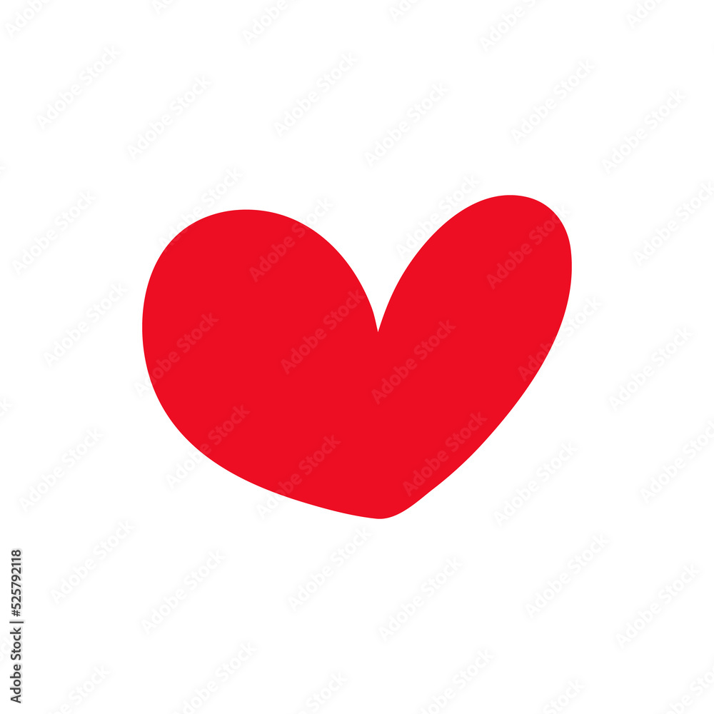 A set of beautiful red love heart shapes to decorate greeting cards on Valentine's Day. A set of beautiful red love heart shapes to decorate greeting cards on Valentine's Day.