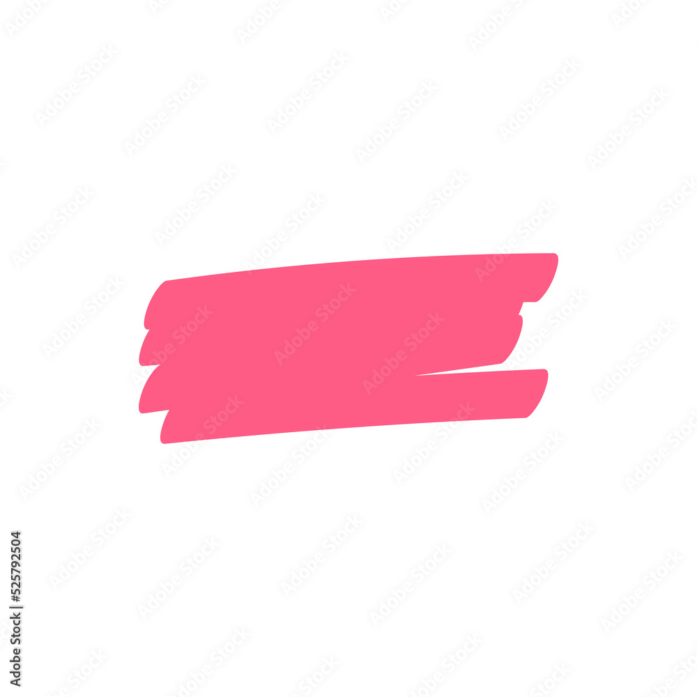 Highlight brush lines. Hand drawn yellow highlighter pen stroke line for word underline. Highlight brush lines. Hand drawn yellow highlighter pen stroke line for word underline.