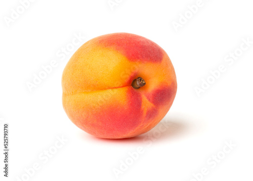 Fresh apricot isolated on white background