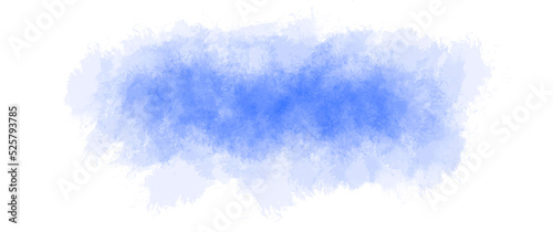 a blue spot on a white background for an inscription, text. Abstract art background with liquid texture
