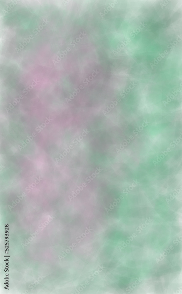 green and pink smoky abstract watercolor background
