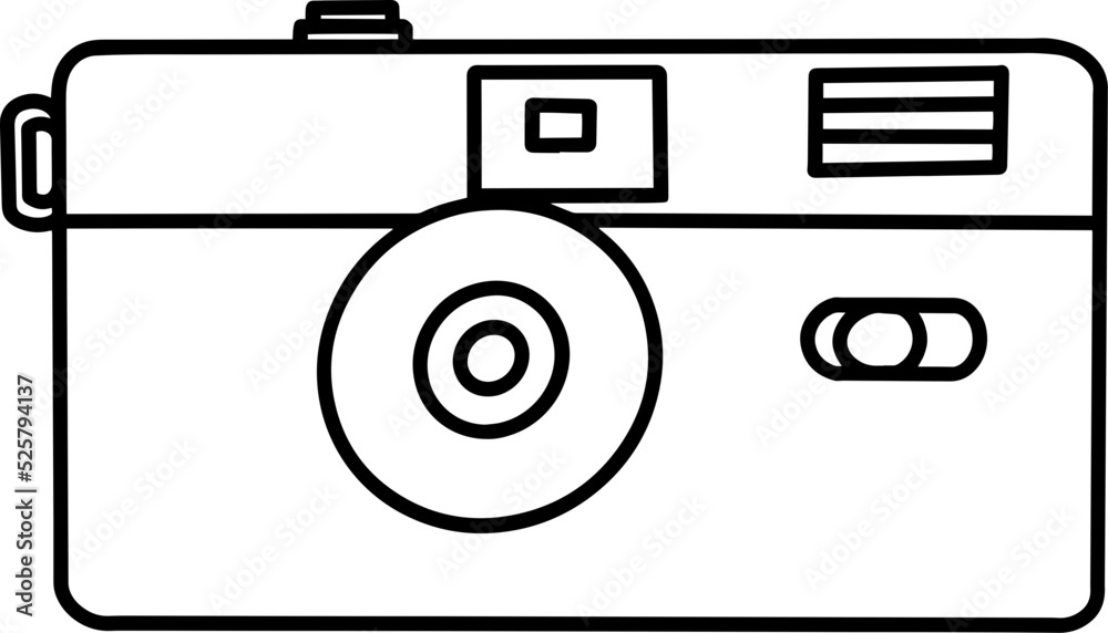 camera line drawing camera line drawing