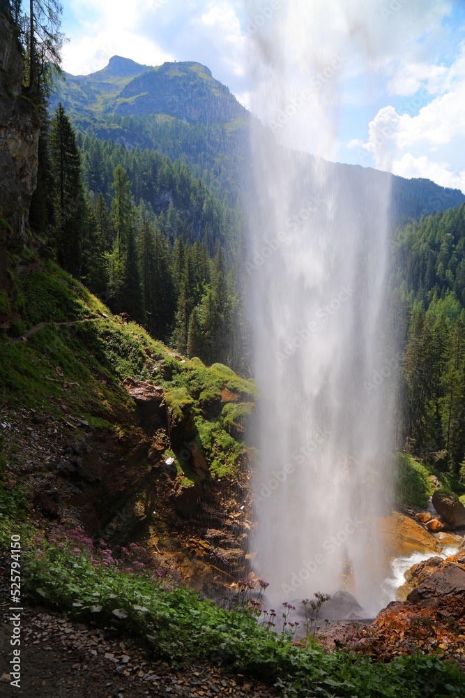 Johannes Waterfall (Johanneswasserfall). Nature in Austria.