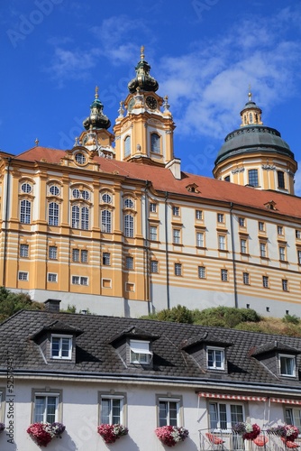 Melk Abbey in Austria. Landmarks of Austria.