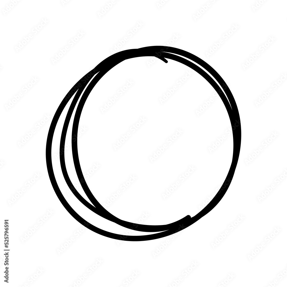 Scribble circle sketch line text frame isolated on white background. Scribble circle sketch line text frame isolated on white background.