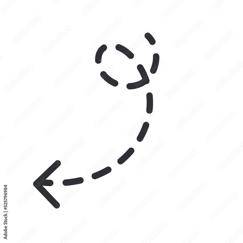 Free hand drawn line drawing arrow set design isolated on white background Free hand drawn line drawing arrow set design isolated on white background