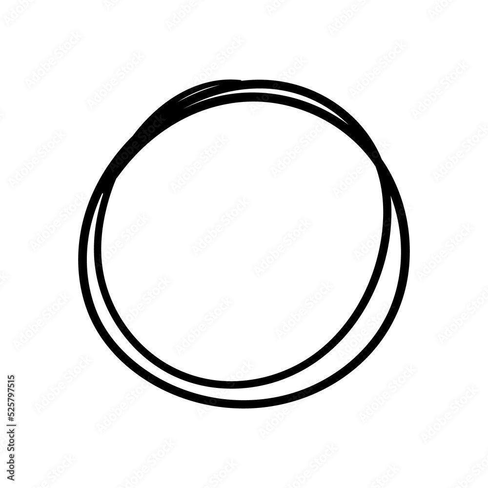 Scribble circle sketch line text frame isolated on white background. Scribble circle sketch line text frame isolated on white background.