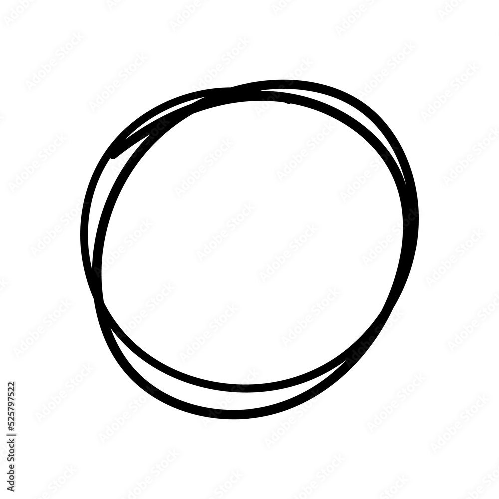 Scribble circle sketch line text frame isolated on white background. Scribble circle sketch line text frame isolated on white background.