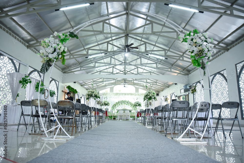 Decoration of a wedding venue in Indonesia Stock Photo | Adobe Stock