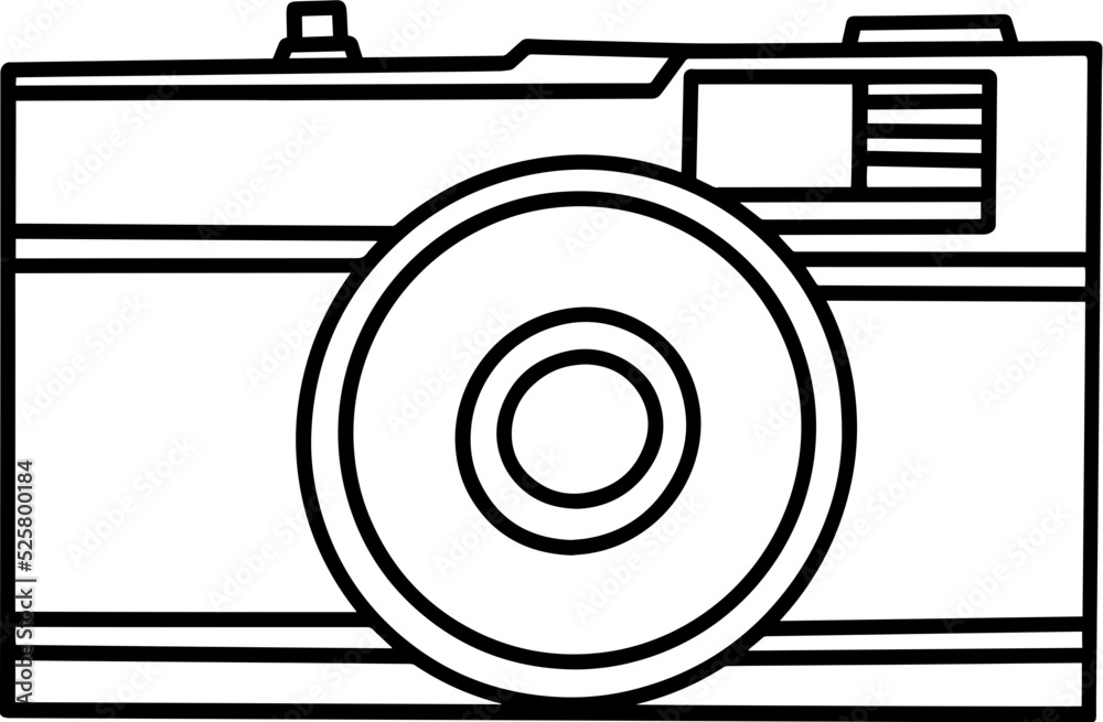 camera line drawing camera line drawing