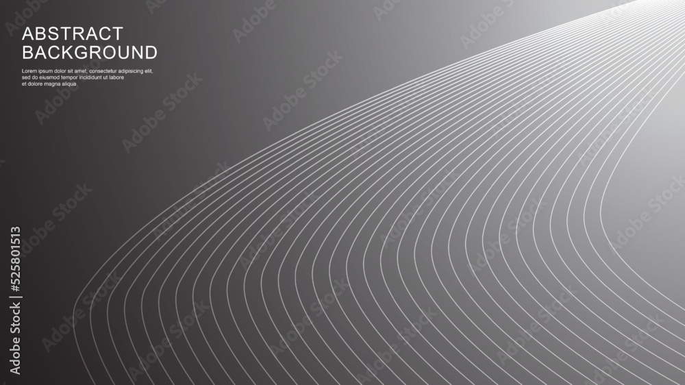 Naklejka premium Abstract background with dynamic flowing lines