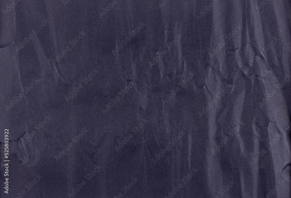 Fototapeta premium Black Crumpled Paper Artistic Abstract Background Texture 