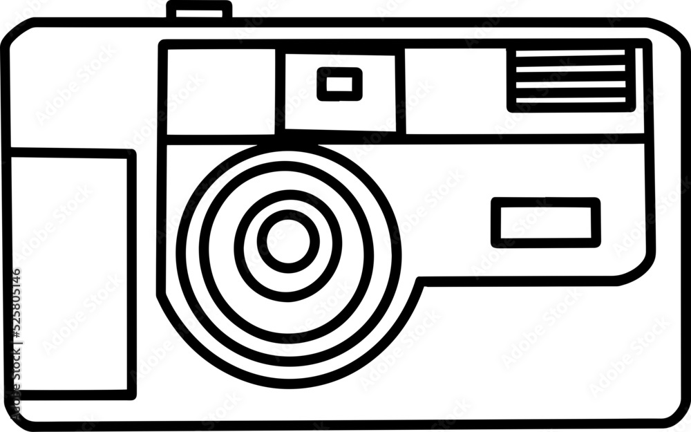 camera line drawing camera line drawing