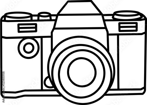 camera line drawing