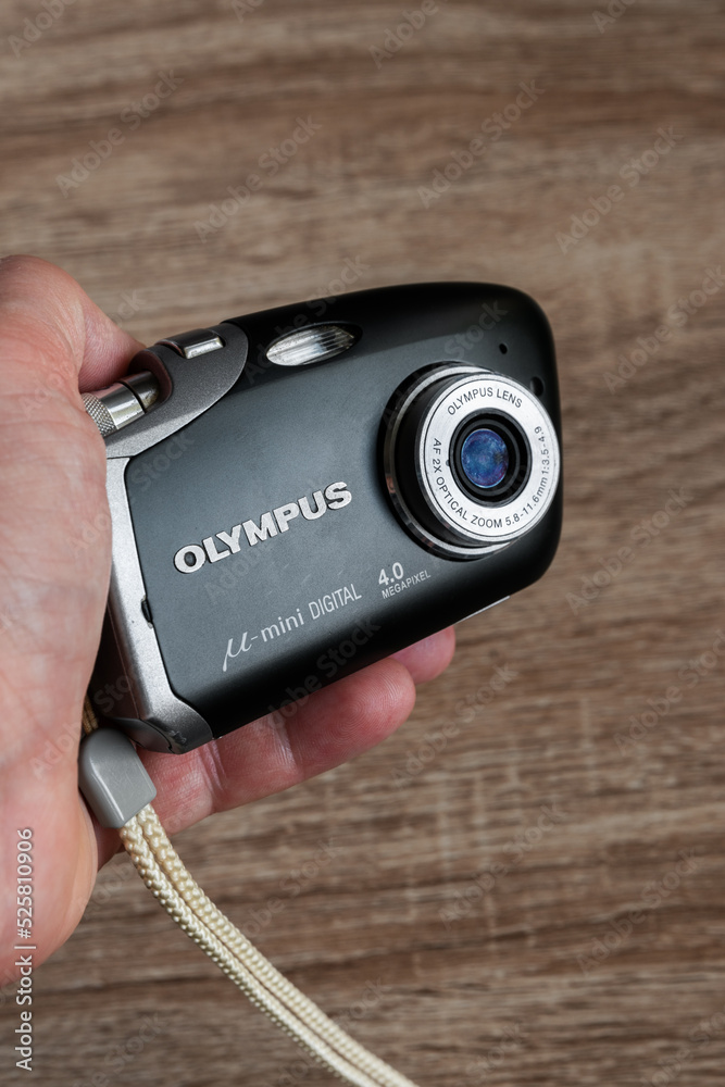 Old digital camera olympus mini digital 4mpx Billere,Aquitaine France  08-25-2022 Photos | Adobe Stock