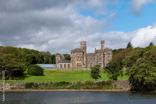 18 August 2022. Stornoway, Isle of Lewis, Scotland. This is Lews Castle on a sunny August morning. photo