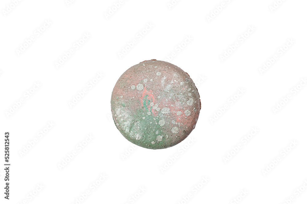 French macaron isolated on white background. Culinary and cooking concept. Tasty baked food French macaron isolated on white background. Culinary and cooking concept. Tasty baked food