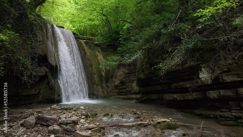 Erfelek Waterfall Drone Photo, Erfelek Sinop, Turkey photo