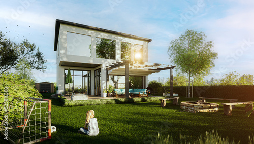 Stadtvilla - Wohnen im Grünen