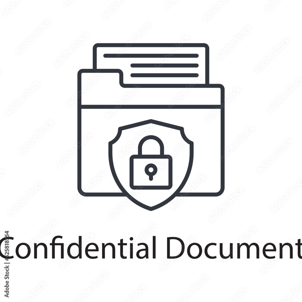 Folder vector outline Icon Design illustration. Miscellaneous Symbol on White background EPS 10 File Folder vector outline Icon Design illustration. Miscellaneous Symbol on White background EPS 10 File
