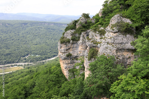 Landscape of rock of Una-koz ridge