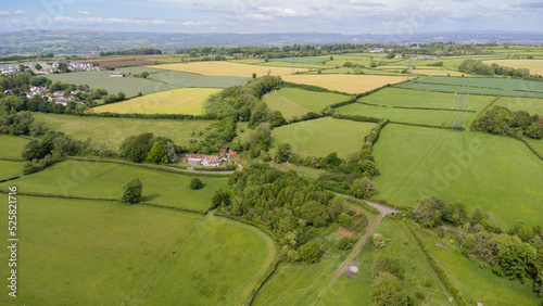 Aerial views over the Vale of glamorgan © Phillip