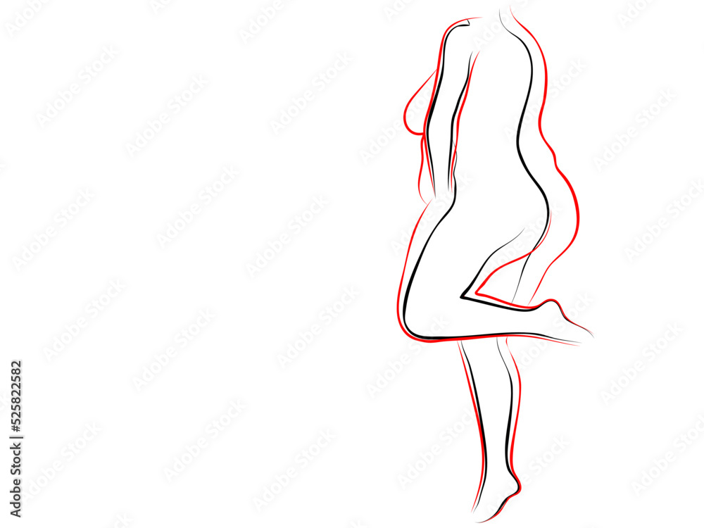 Vector conceptual fat overweight obese female vs slim fit healthy body after weight loss or diet with muscles thin young woman isolated. Fitness, nutrition or fatness obesity, health silhouette shape Vector conceptual fat overweight obese female vs slim fit healthy body after weight loss or diet with muscles thin young woman isolated. Fitness, nutrition or fatness obesity, health silhouette shape