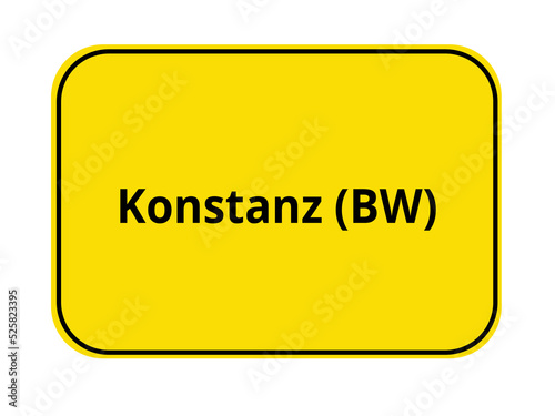 Ortseingangsschild - Konstanz BW