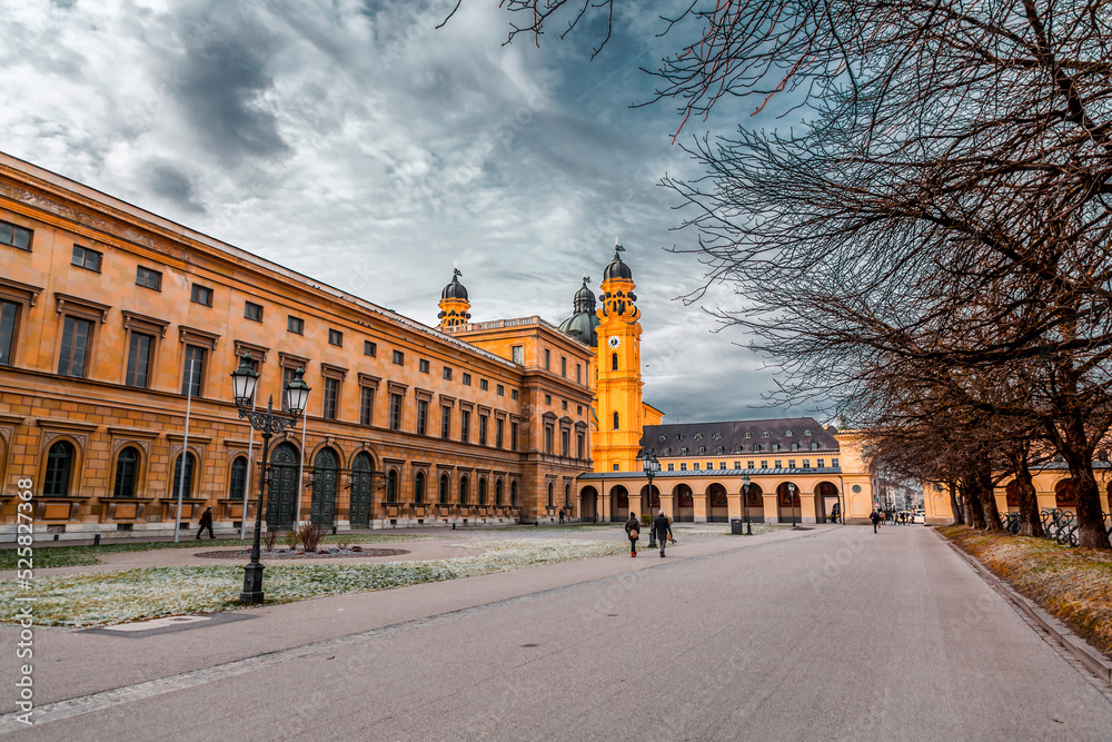 The Residenz in central Munich, Germany.