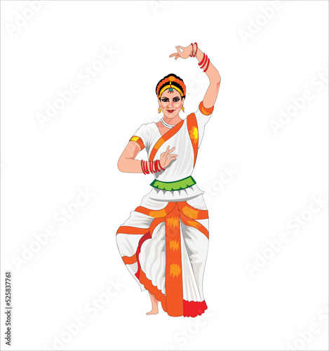 Artistic and Cultural Indian kathak dance photo