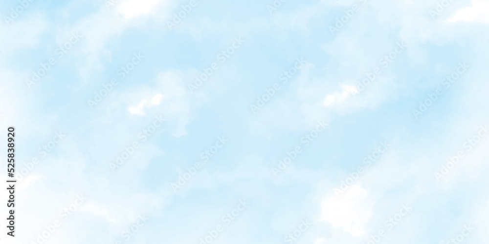 Sky with blue and white cloud beautiful nature background