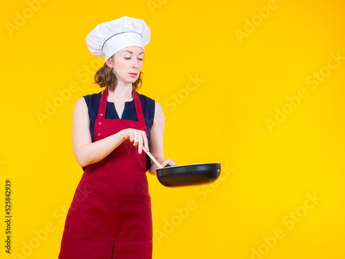 Chef cook woman. Cook femal...