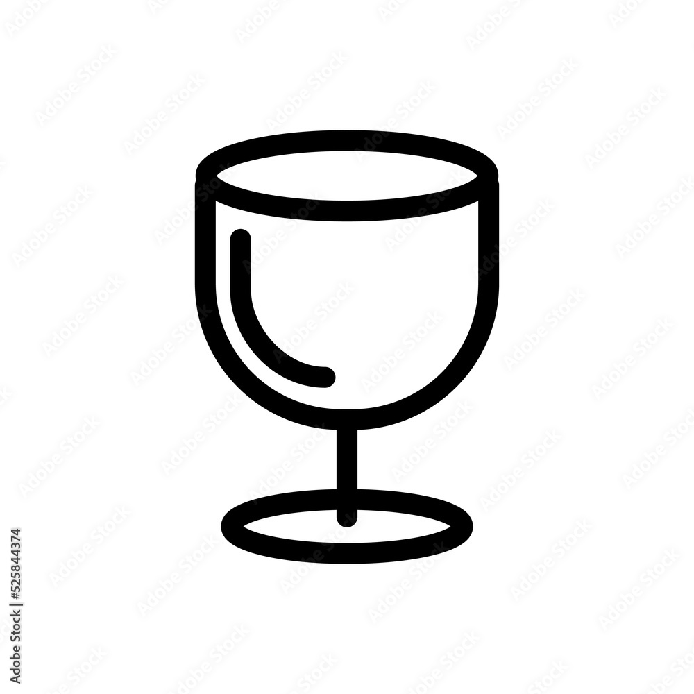 glass cup icon vector illustration logo template for many purpose. Isolated on white background. glass cup icon vector illustration logo template for many purpose. Isolated on white background.