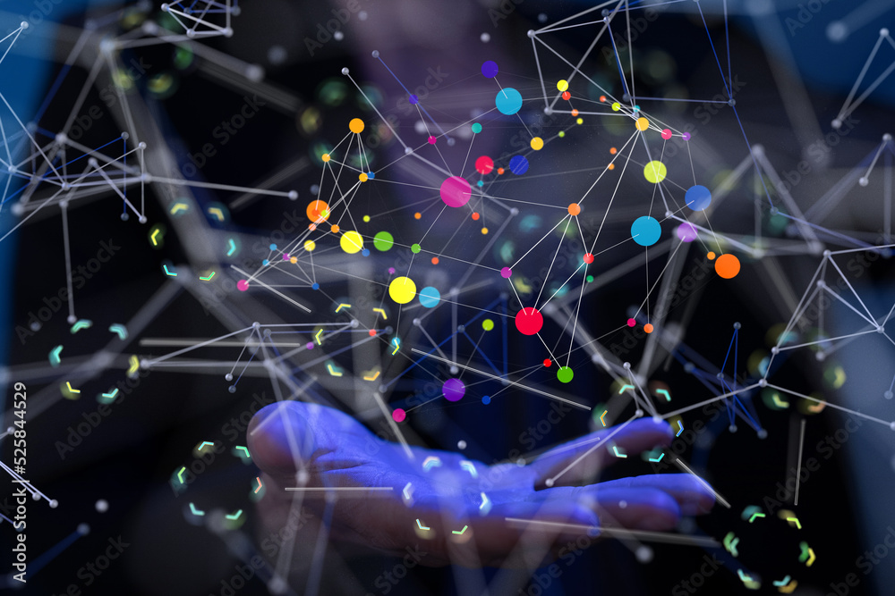  people network structure HR - Human resources management and recruitment