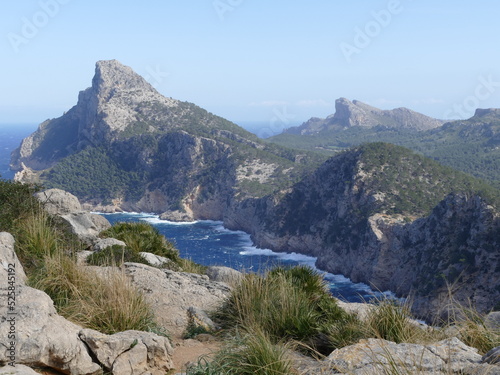 Overwhelming nature of mountains and sea at Cap Formentor, Mallorca, Balearic Islands, Spain