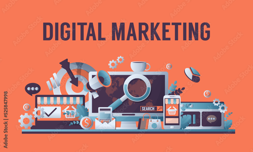 Digital marketing banner