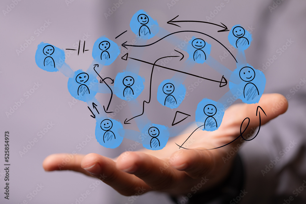 people network structure HR - Human resources management and recruitment people network structure HR - Human resources management and recruitment