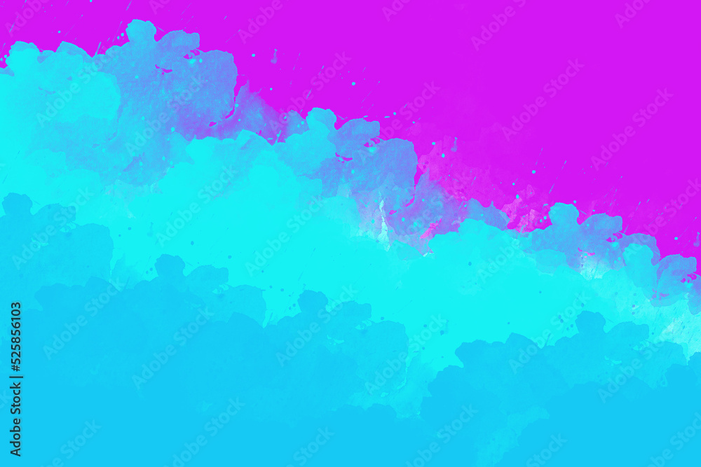 blue and pink watercolor background illustrator
