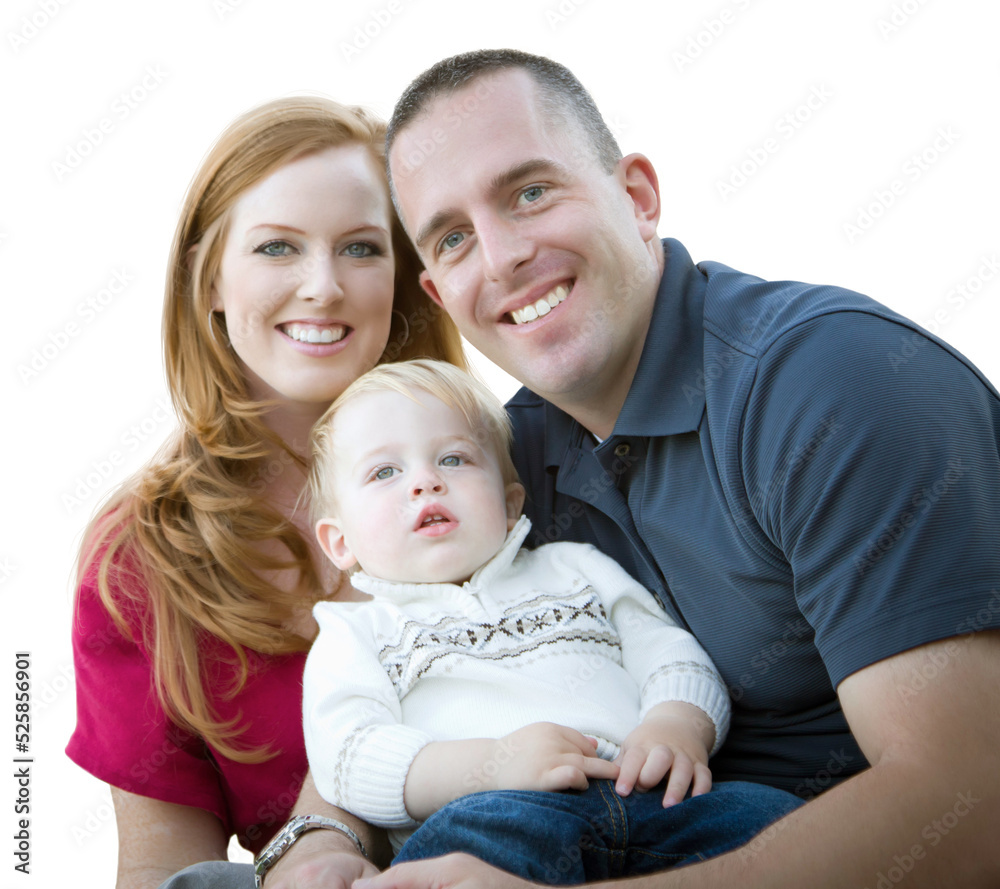 Transparent PNG of Young Attractive Parents and Child Portrait. Transparent PNG of Young Attractive Parents and Child Portrait.