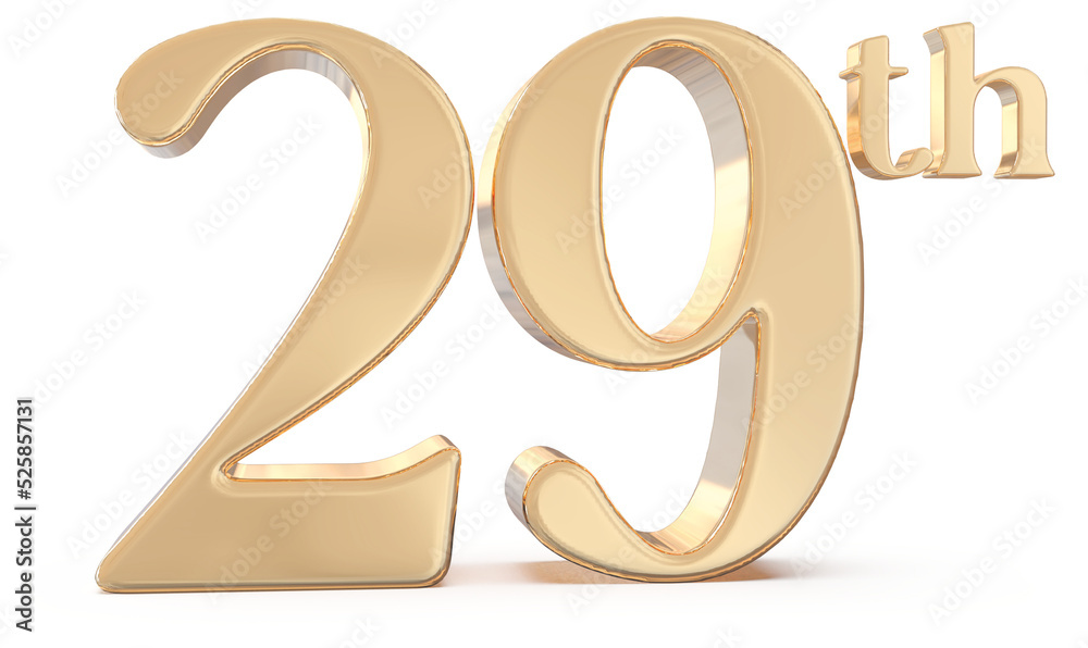 3d golden number 29th 3d golden number 29th