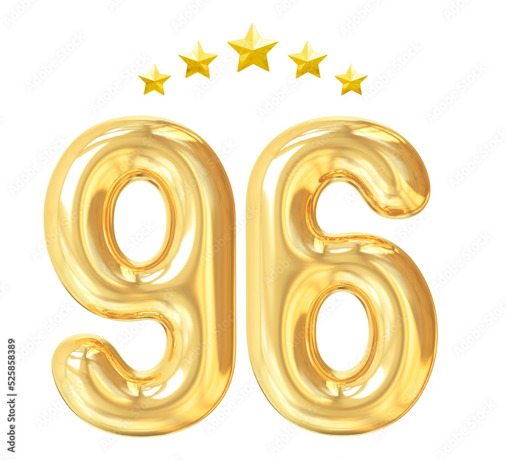 96 years anniversary golden number 96 years anniversary golden number