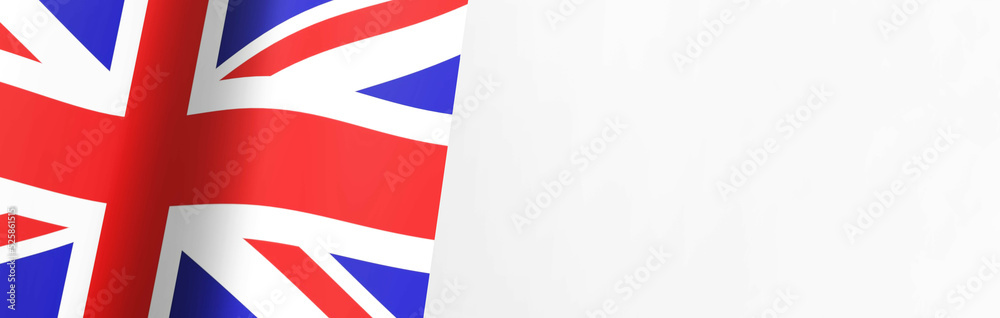 Flaga Anglii baner - obrazy, fototapety, plakaty 