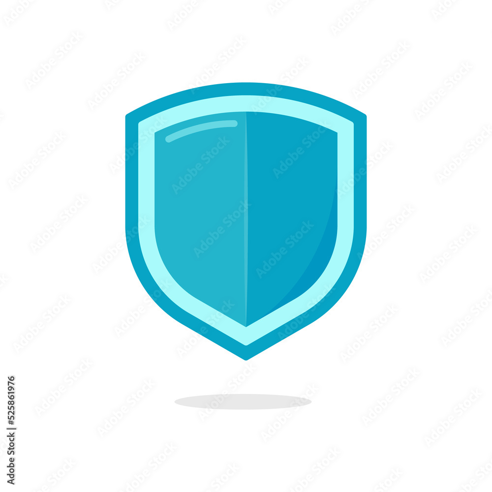 Green protective shield with a plus sign in the middle. Concept of protection from virus Green protective shield with a plus sign in the middle. Concept of protection from virus