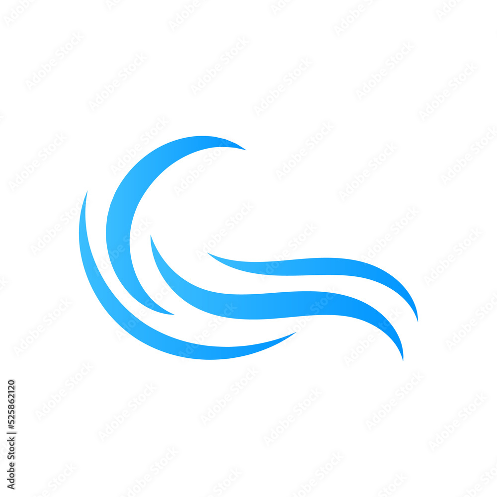The lines of natural water waves splash in a beautiful spiral. Isolated on white background. The lines of natural water waves splash in a beautiful spiral. Isolated on white background.